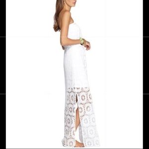 LILLY PULITZER WHITE EMMETT MAXI DRESS